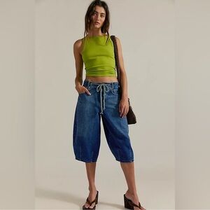 NWT We the Free Amanda cropped barrel pants